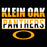 Close-up of Klein Oak High School Panthers Women's Black T-shirt 31