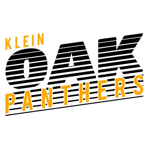 Close-up of Klein Oak High School Panthers Unisex 3/4 Sleeve Raglan T-shirt 32