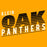 Close-up of Klein Oak High School Panthers Women's Gold T-shirt 32