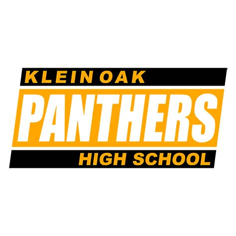 Close-up of Klein Oak High School Panthers Unisex 3/4 Sleeve Raglan T-shirt 72