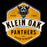 Close-up of Klein Oak High School Panthers Premium Black Unisex T-shirt 214