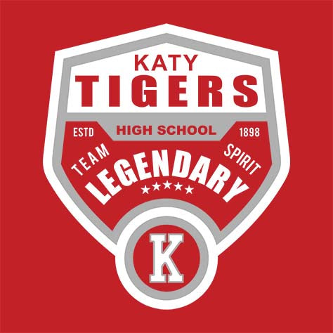 Katy High School Red Unisex T-shirt 14