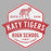 Close-up of Katy High School Tigers Sport Grey Classic Unisex T-shirt 205