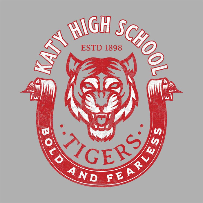 Close-up of Katy High School Tigers Sport Grey Classic Unisex T-shirt 213