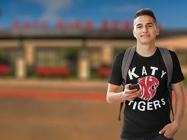 Katy High School Tigers Premium T-shirts All Products Page