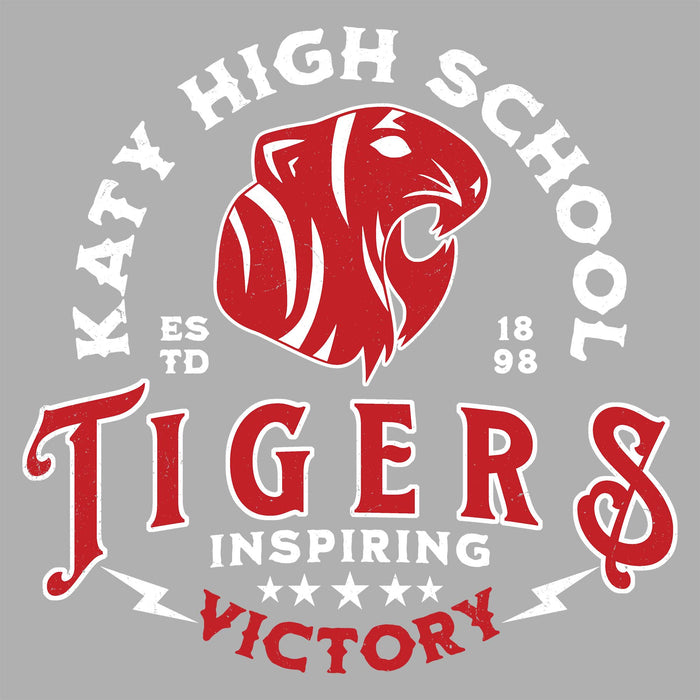 Close-up view of Katy High School Tigers Sport Grey Classic Unisex  T-shirt 206