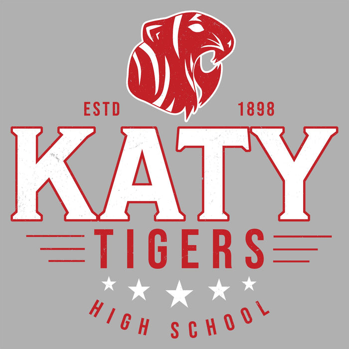 Close-up view of Katy High School Tigers Sport Grey Classic Unisex  T-shirt 217