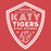 Close-up view of Katy High School Tigers Women's Relaxed Fit T-shirt 225