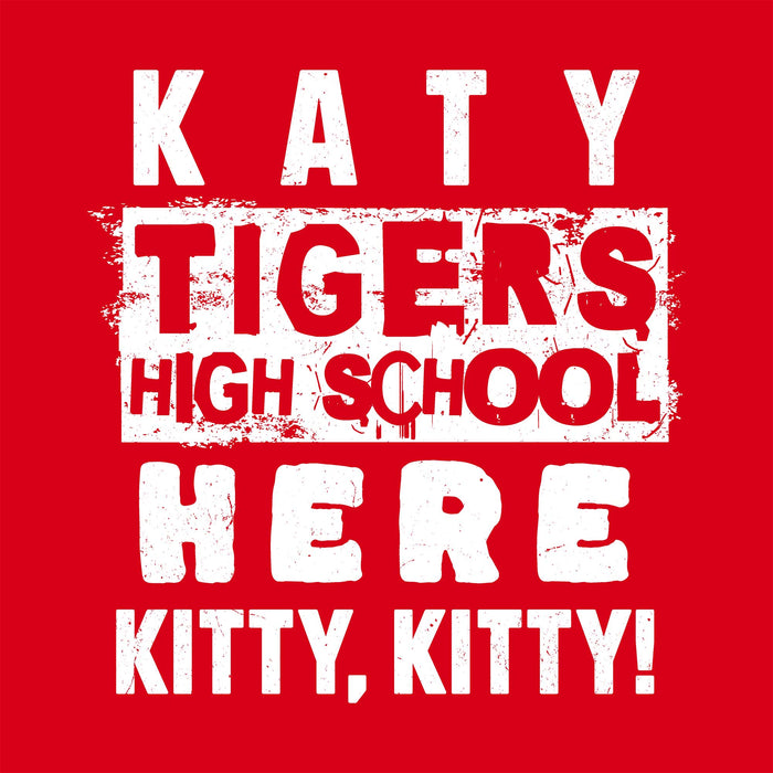 Close-up view of Katy High School Tigers Red Classic Unisex  T-shirt 231