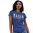 Woman wearing a Klein High School Bearkats Women's Royal T-shirt 03