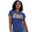 Woman wearing a Klein High School Bearkats Women's Royal T-shirt 84