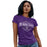 Woman wearing a Klein Cain High School Hurricanes Purple Women's T-shirt 214