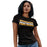 Woman wearing a Klein Oak High School Panthers Women's Black T-shirt 25