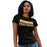 Woman wearing a Klein Oak High School Panthers Women's Black T-shirt 35