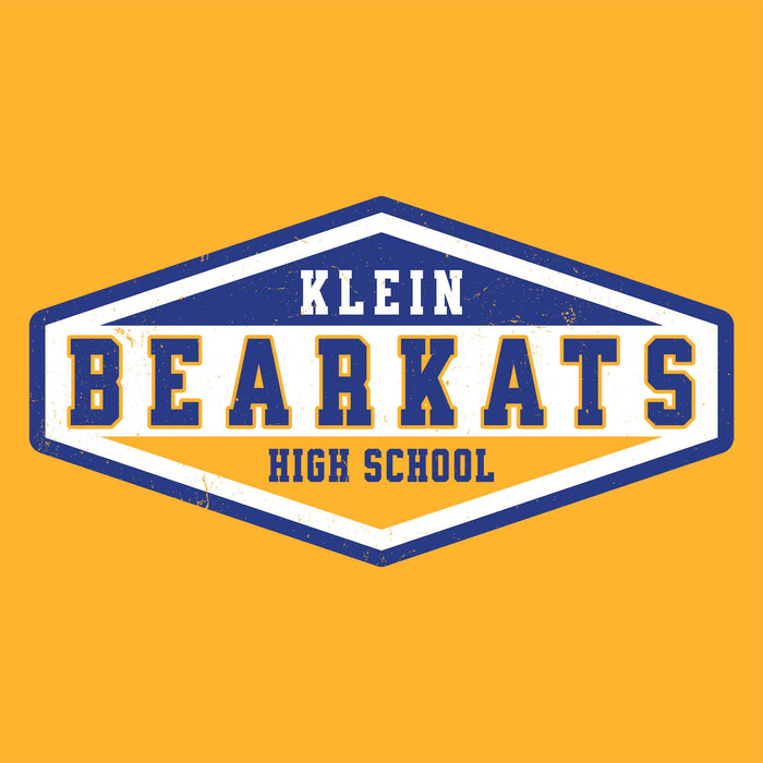 Close-up view of Klein High School Bearkats Gold Classic Unisex T-shirt 009