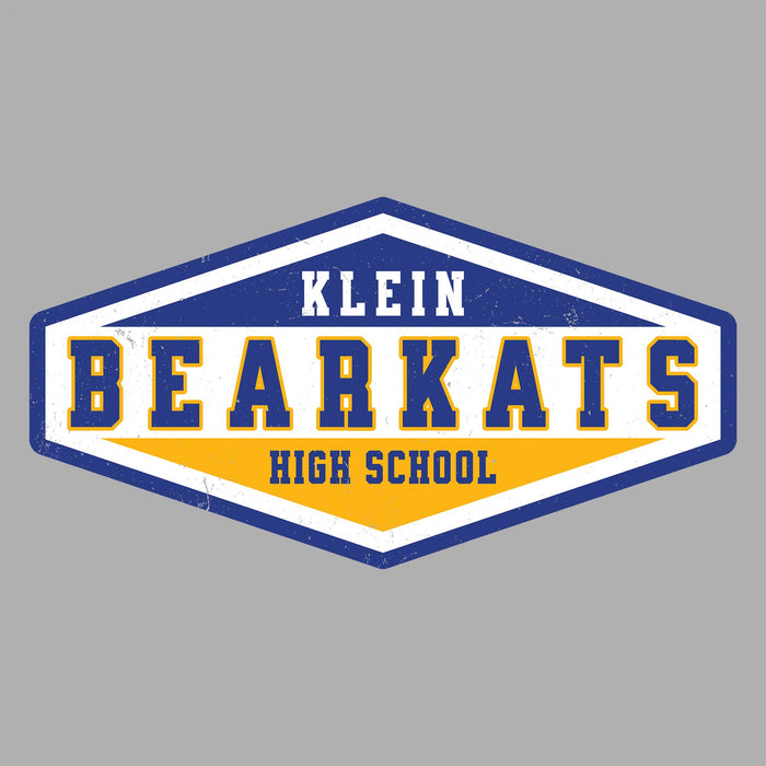 Close-up view of Klein High School Bearkats Women's Sport Grey SoftStyle T-shirt 009