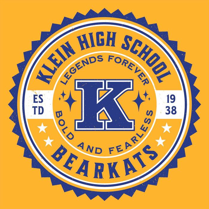 Close view of Klein High School Bearkats Gold Classic Unisex T-shirt 203