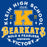 Close-up view of Klein High School Bearkats Royal Blue Classic Unisex T-shirt 206