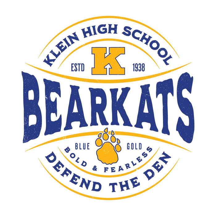 Klein High School Bearkats Unisex 3/4 Sleeve Raglan T-shirt 218