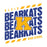 Klein High School Bearkats Unisex 3/4 Sleeve Raglan T-shirt 223