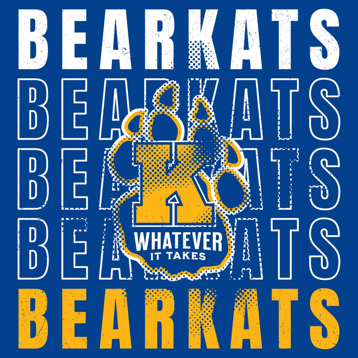 Close-up view of Klein High School Bearkats Royal Blue Classic Unisex T-shirt 233