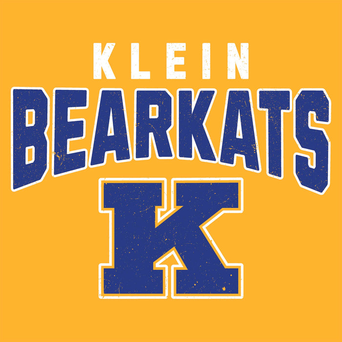 Close-up view of Klein High School Bearkats Gold Classic Unisex T-shirt 234