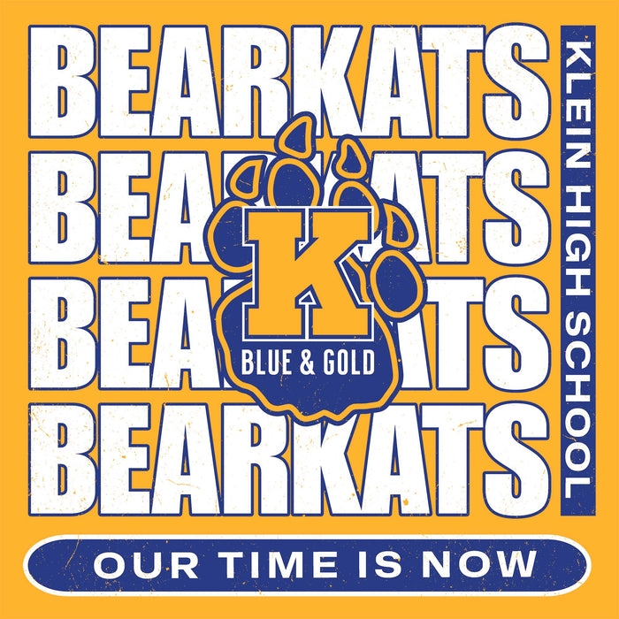 Close-up view of Klein High School Bearkats Gold Classic Unisex T-shirt 235