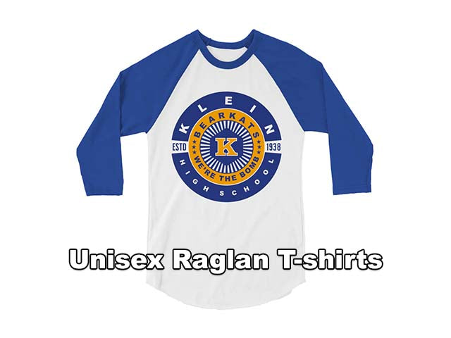 Raglan T-shirts - Klein High School Bearkats