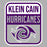 Close-up view of Klein Cain High School Hurricanes Unisex 3/4 Sleeve Raglan T-shirt 001
