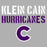 Close-up view of Klein Cain High School Hurricanes Women's Sport Grey SoftStyle T-shirt 017
