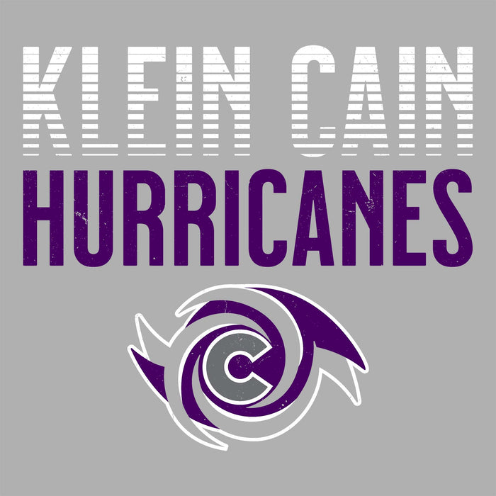 Close-up view of Klein Cain High School Hurricanes Sport Grey Classic Unisex T-shirt 024