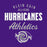 Close-up view of Klein Cain High School Hurricanes Purple Classic Unisex T-shirt 034
