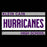 Close-up view of Klein Cain High School Hurricanes Women's Black SoftStyle T-shirt 098