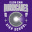Close-up view of Klein Cain High School Hurricanes Purple Classic Unisex T-shirt 204