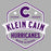 Close-up view of Klein Cain High School Hurricanes Unisex 3/4 Sleeve Raglan T-shirt 209