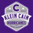 Close-up view of Klein Cain High School Hurricanes Purple Classic Unisex T-shirt 209