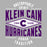 Close-up view of Klein Cain High School Hurricanes Sport Grey Classic Unisex T-shirt 210