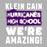 Close-up view of Klein Cain High School Hurricanes Unisex 3/4 Sleeve Raglan T-shirt 231