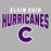 Close-up view of Klein Cain High School Hurricanes Sport Grey Classic Unisex T-shirt 234