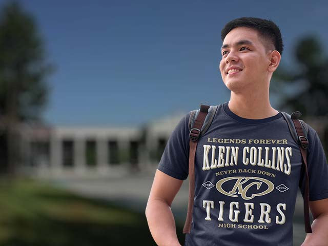 Klein Collins High School Tigers Classic Unisex T-shirts All Products Page