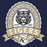 Close-up view of Klein Collins High School Tigers Classic Unisex Navy T-shirt 212