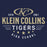 Close-up view of Klein Collins High School Tigers Women's Navy Blue SoftStyle T-shirt 217