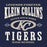 Close-up view of Klein Collins High School Tigers Classic Unisex Navy T-shirt 230