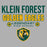 Close-up view of Klein Forest High School Golden Eagles Unisex 3/4 Sleeve Raglan T-shirt 003