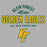 Close-up view of Klein Forest High School Golden Eagles Unisex 3/4 Sleeve Raglan T-shirt 040