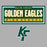 Close-up view of Klein Forest High School Golden Eagles Women's Sport Grey SoftStyle T-shirt 049