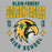 Close-up view of Klein Forest High School Golden Eagles Unisex 3/4 Sleeve Raglan T-shirt 204