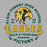 Close-up view of Klein Forest High School Golden Eagles Unisex 3/4 Sleeve Raglan T-shirt 206