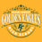 Close-up view of Klein Forest High School Golden Eagles Classic Unisex Gold T-shirt 211