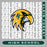 Close-up view of Klein Forest High School Golden Eagles Women's Sport Grey SoftStyle T-shirt 235